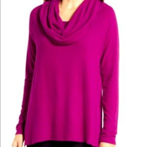 Gibsonlook Convertible cowl neck/off the shoulder long sleeve cozy sweater.